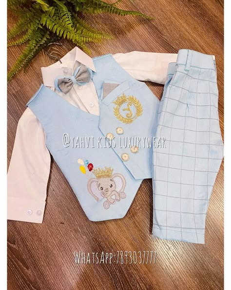 First Birthday Dress For Baby Boy, Pasni Set, First Birthday Boy Outfit, Baby Boy First Birthday Outfit, Baby Boy Birthday Outfit, Boys Dresses, Boys Party Wear, 1st Birthday Outfit Boy, Kids Indian Wear