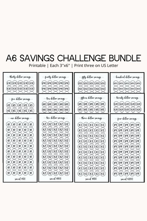 A6 Savings Challenge Printable Free, Cash Stuffing Budget Sheet, Cash Stuffing Envelopes Ideas, Cash Stuffing Envelopes, Money Binder, Savings Budget, A6 Savings Challenge, A6 Budget Binder, Saving Tracker