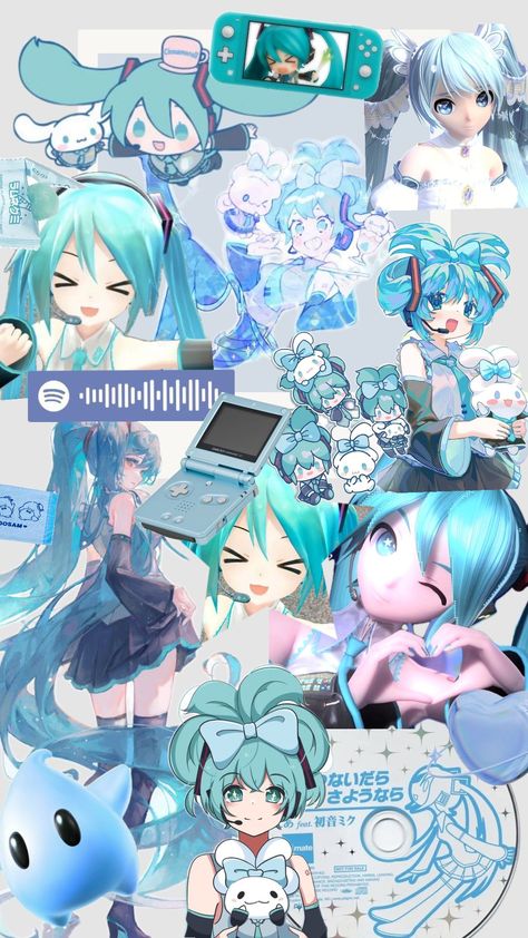 hatsune Miku and cinnamoroll ☁️🌀 Hatsune Miku And Cinnamoroll, Miku And Cinnamoroll, Miku Hatsune Vocaloid, Miku Hatsune, Ios App Icon Design, Ios App Icon, App Icon Design, New Wallpaper, Phone Wallpapers