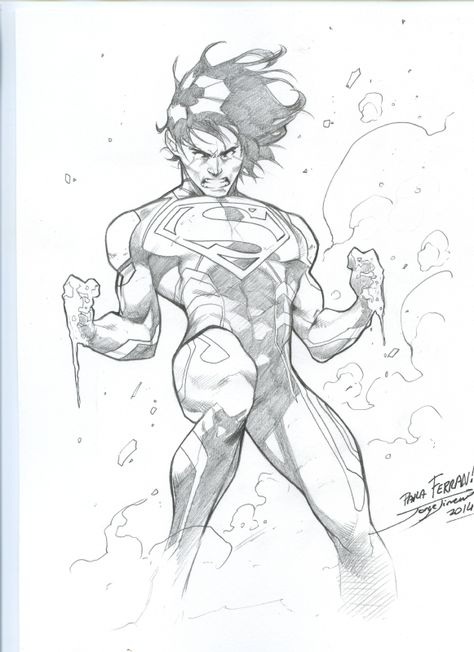 Superboy by Jorge Jimenez Comic Art Comic Book Artwork Sketches, Thor Art, Super Boy, Comic Book Drawing, Comic Book Art Style, Superman Art, Comic Book Artwork, Comic Style Art, Arte Dc Comics