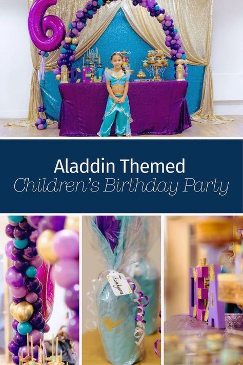 Aladdin and Princess Jasmine Arabian Nights Birthday Party Theme.   This Disney Aladdin themed Birthday Party is full of adorable ideas for your child’s birthday party inspiration!   Styled by Party Genie, luxury party planner based in London UK, this arabian nights decor is perfect for your Aladdin and Disney obsessed child’s party! Details include a Disney Aladdin Themed Cake, cake pops and cupcakes.   Follow us for some more fabulous children’s party ideas and inspiration! Jasmine Birthday Party Ideas, Jasmine Birthday Party, Arabian Nights Theme Party, Aladdin Theme, Cake Cake Pops, Birthday Party Inspiration, Aladdin Birthday Party, Princess Jasmine Birthday Party, Aladdin Party