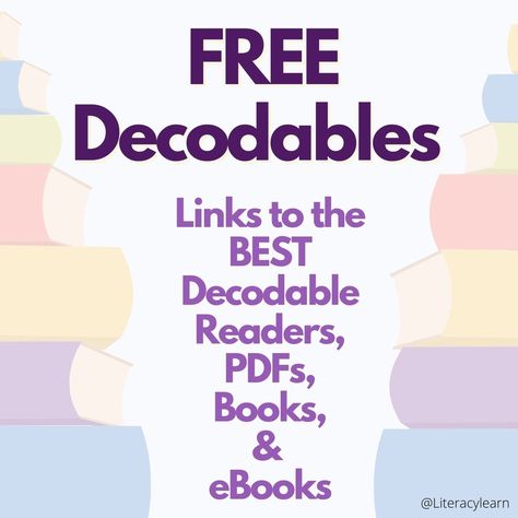 Free Decodable Readers, Decodable Books, Decodable Readers, Cvc Word Families, Leveled Readers, 2nd Grade Reading, Emergent Readers, Reading Intervention, Reading Groups