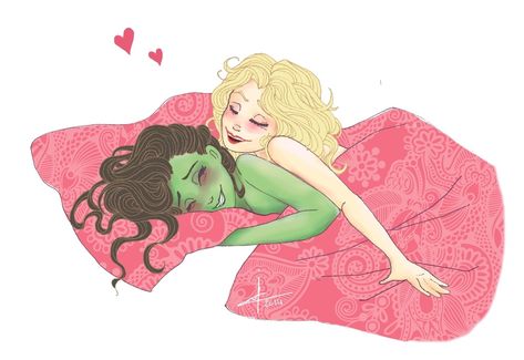 Elphaba And Glinda Ship, Glinda X Elphaba Fan Art, Wicked Glinda X Elphaba Fanart, Galinda X Elphaba Ship, Glinda X Elphaba Ship, Elphaba X Glinda, Glinda X Elphaba, Wicked Gelphie, Gelphie Fanart