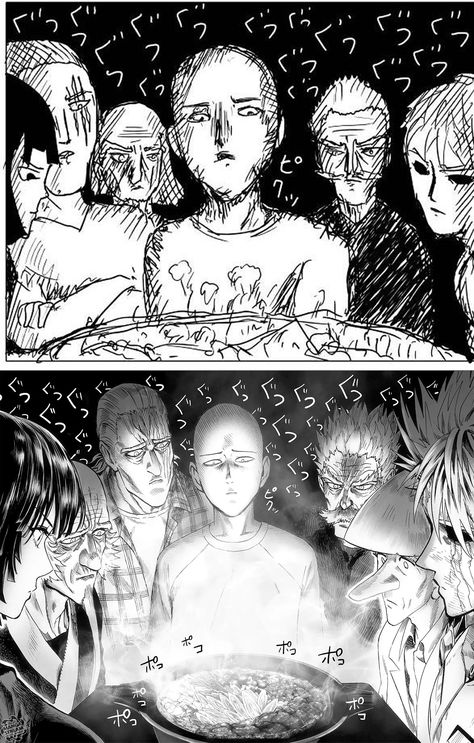 Fubuki One Punch Man Manga, Saitama Fubuki, One Punch Man Webcomic, One Punch Man 1, Silver Fang, Caped Baldy, Yusuke Murata, One Punch Man Funny, Saitama One Punch