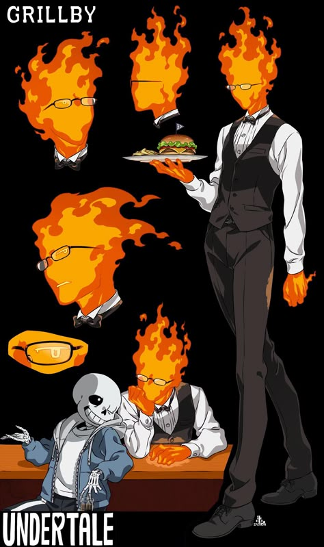 Undertale Grillby, Magical Girl Madoka, Sans E Frisk, Undertale Oc, Under Tale, Undertale Comic Funny, Anime Undertale, Toby Fox, Undertale Cute