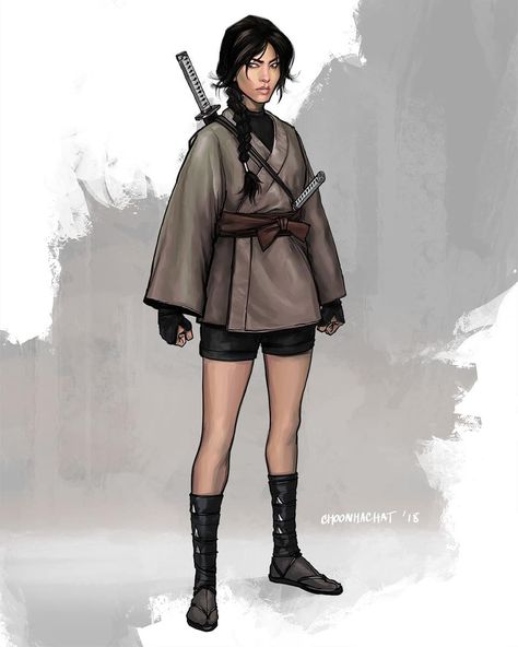 Image may contain: 1 person, standing, shoes and text Modern Japanese Clothing, Ninja Suit, Ninja Outfit, Female Ninja, Alt Outfits, Go To Work, Project Inspiration, The Cult, Warrior Princess