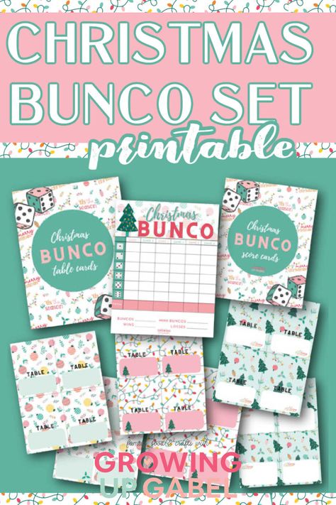 Christmas bunco printable game set Bunco Christmas Party Ideas, Bunco Prizes Ideas Gift, Christmas Bunco Party Ideas, Bunco Score Sheets Printable Free, Christmas Bunco Score Sheets, Christmas Bunco, Bunco Prizes, Bunco Score Sheets, Bunco Party