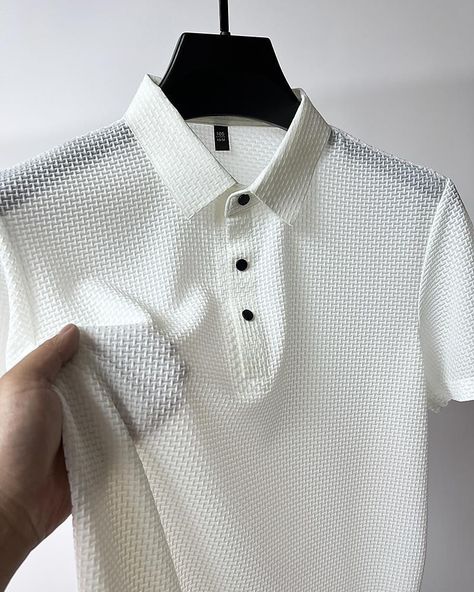 Men's Polo Shirt Golf Shirt Casual Holiday Lapel Short Sleeve Fashion Basic Plain Button Summer Regular Fit Black White Green Dark Blue Apricot Grey Polo Shirt 2023 - US $23.99 Polo Mens Fashion, Polo Shirt Outfit Men, Polo T Shirts For Men, Polo Fashion, Business Casual Top, Polo Shirts Men, Polo Men, White Shirt Men, Men Fashion Casual Shirts