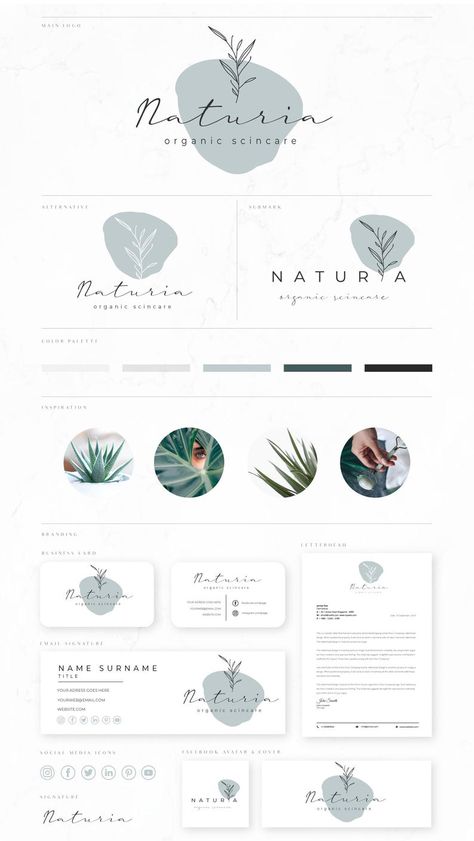 Beauty Logo Organic Logo Leaf logo Skincare Logo Makeup | Etsy Skincare Logo Design Inspiration, Interior Design Logo Inspiration, Logo Skincare, Boho Logo Design, Earth Logo, Skincare Logo, Logo Makeup, Makeup Logo, Boho Logo