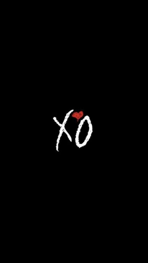 The Weekend Xo Logo, The Weeknd Wallpaper Stargirl, Xo Logo Design, The Weeknd Phone Theme, The Weeknd Symbol, Kissland Tattoo, Dv Tattoos, The Weeknd Homescreen, The Weeknd Xo Logo