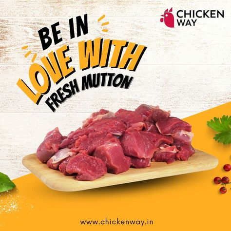 Order freshly cut Mutton at Chicken Way to eat fresh. We provide you with Super Fresh Mutton pieces in hygienic packaging. Cook this fresh mutton and give yourself a treat with a mutton curry bowl. Don't compromise with your mutton, always eat fresh. Go Online and Order your Fresh Mutton Now! Buy here: www.chickenway.in #ChickenWay #chicken #mutton #freshmutton #muttoncooking #muttoncurry #muttonbowl #meatcooking #freshmeat #freshmutton #homedelivery #freshmeatdeals #freshcutsdaily Mutton Meat, Meat Art, Curry Bowl, Mutton Curry, Eat Fresh, Indian Family, Fresh Chicken, Fresh Meat, Cooking Meat