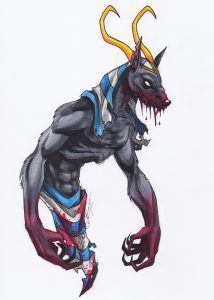 bloody anubis drawing with copic markers Drawing With Copic Markers, Wendigo Art, Anubis Drawing, Draw With Jazza, Crazy Character, Graffiti Images, Cross Drawing, Markers Art, Art Goals