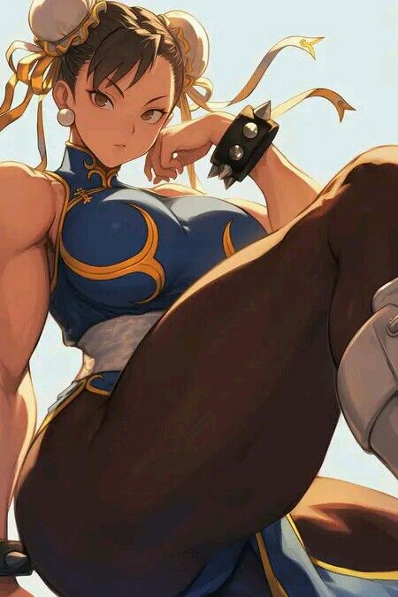 Chun Li Thighs, Chun Li Street Fighter Hot, Chun Li Street Fighter 6, Capcom Street Fighter, Street Fighters, Chun Li Street Fighter, Chun Li, Anime Aesthetic, Love Gif