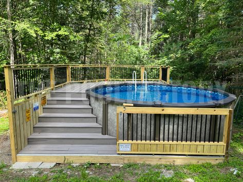 Porch Roofs, Farm Pool, Pool Decking, Oval Pool, Pool Deck Plans, Pool Deck Ideas, Dream Backyard Pool, Pool Images, Best Above Ground Pool