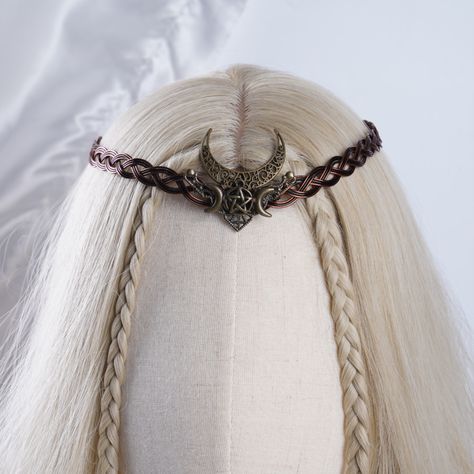 Viking Woman Headwear, Viking Crown Queens, Httyd Accessories, Viking Headband, Viking Headpiece, Medieval Headband, Warrior Accessories, Viking Crown, Medieval Headpiece