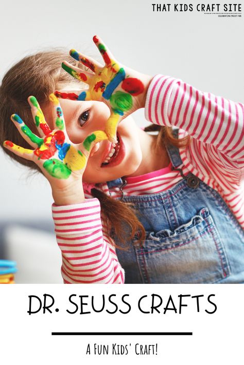 Dr. Seuss Crafts for Kids of All Ages - That Kids' Craft Site Children Day Activities For Kids, Dr Seuss Crafts For Kids, Preschool Photo Ideas, Dr Seuss Snacks, Dr. Seuss Crafts, Preschool Photography, Kindergarten Photos, Dr Seuss Activities, Zoo Activities