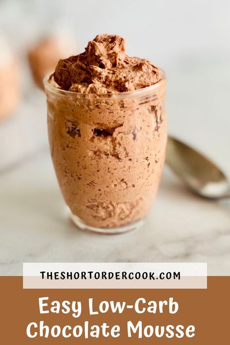 Keto Pudding Mousse, Homemade Mousse, French Chocolate Mousse Recipe, Keto Mousse, Low Carb Chocolate Mousse, Pudding Vanilla, Keto Pudding, Sweet Savory Recipes, Fast Desserts