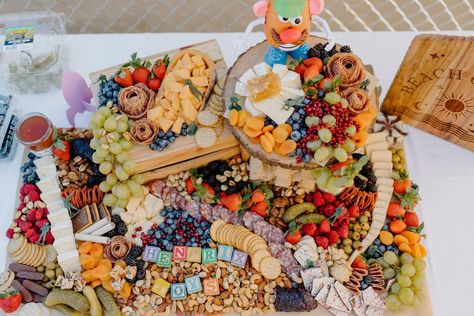 TWO infinity and beyond  | CatchMyParty.com Toy Story Birthday Bbq, Toy Story Charcuterie Board, Toy Story Party Food, Toy Story Birthday Party Ideas, Disney Party Decorations, Birthday 24, 1st Rodeo, Toy Story Baby, Twin Birthday Parties