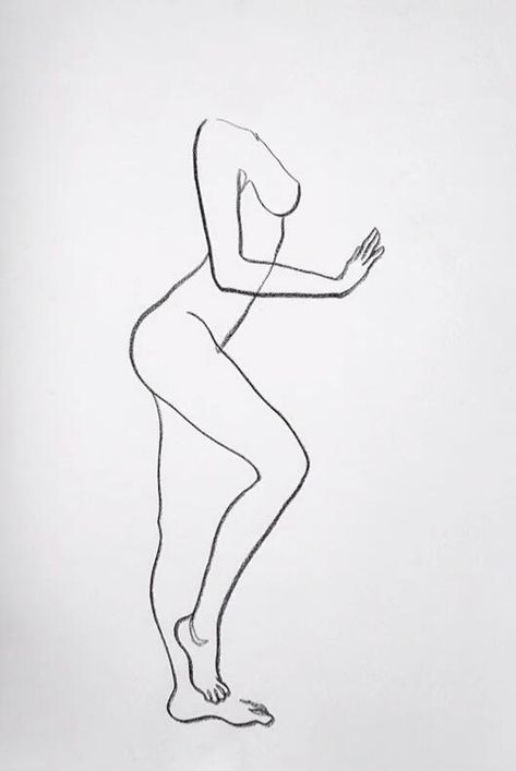 How to draw a standing woman with line art 2022010802 - How to draw a standing woman with line art A Girl Standing Drawing, Girl Standing Drawing, Standing Drawing, Standing Woman, Girl Walking, Continuous Line Drawing, Girl Standing, Continuous Line, Ap Art