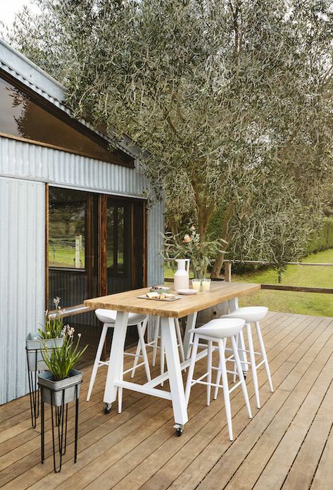 Kanto-Castor-Bar-Table-and-Saddle-Bar-Stool-White White Outdoor Table, Castor Wheels, French Country Dining, Bar Tables, Early Settler, Patio Bar Table, Futuristic Furniture, Like Fine Wine, Outdoor Bar Table