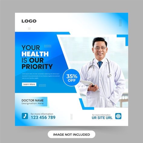 Premium PSD | Creative marketing agency social media and instagram post template Health Social Media, Marketing Agency Social Media, Creative Marketing Agency, Agency Social Media, Doctor Names, Medical Health, Creative Marketing, Social Media Banner, Instagram Post Template