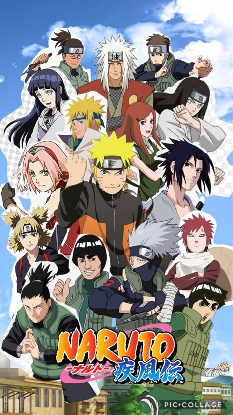 Anime Narotu, Naruto Shippuden Poster, Naruto Poster, Naruto And Friends, Naruto Shippuden Wallpaper, Naruto Birthday, Naruto Painting, Best Naruto Wallpapers, Naruto Team 7