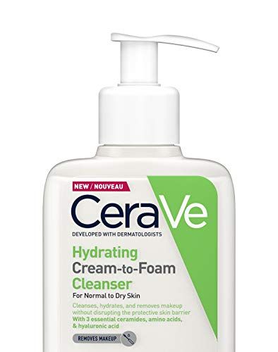 Hydrating Cream To Foam Cleanser, Cleanser Cerave, Cream To Foam Cleanser, Hydrating Cleanser, Skin Care Cleanser, Facial Cleansers, Benzoic Acid, Skin Cleanse, Dry Skin Care