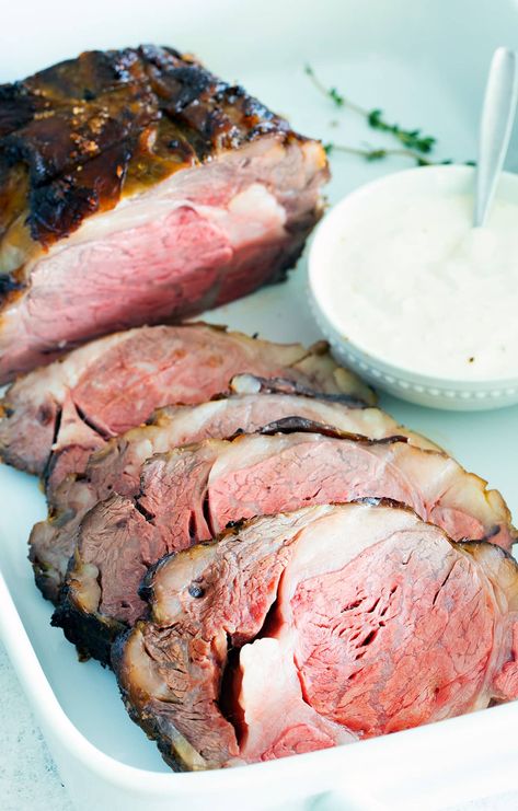 Reheat Prime Rib In Oven, How To Reheat Prime Rib Slices, How To Reheat Prime Rib, Leftover Standing Rib Roast Recipes, Prime Rib In Oven, Prime Rib Rub Recipe, Reheating Prime Rib, Smoked Prime Rib Recipe, Smoked Prime Rib Roast