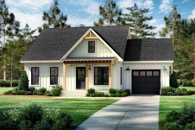 1-Bed Casita or ADU under 800 Square Feet - 623069DJ | Architectural Designs - House Plans Plan 51814hz, Craftsman Cottage House Plans, Acadian Homes, Acadian House Plans, Bed Cottage, Wraparound Porch, Craftsman Cottage, Country Craftsman, Bed Modern