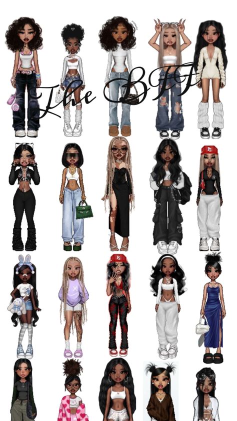 Art Gallery Outfit, Zepeto Looks Ideas, Y2k Outfit Ideas, Art Outfits, Bratz Inspired Outfits, Fashion Gal, Trendy Outfits For Teens, Casual School Outfits, Cartoon Outfits