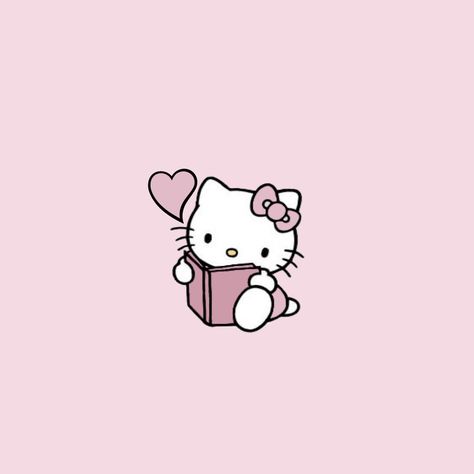 Hello Kitty Ig Highlight, Cute Hello Kitty Widgets, Wigets Pictures Pink, Kawii Pictures Aesthetic, Hello Kitty Reading, Cute Kpop Pfp, Wigets Pictures, Pink Aesthetic Hello Kitty, Hello Kitty Widgets