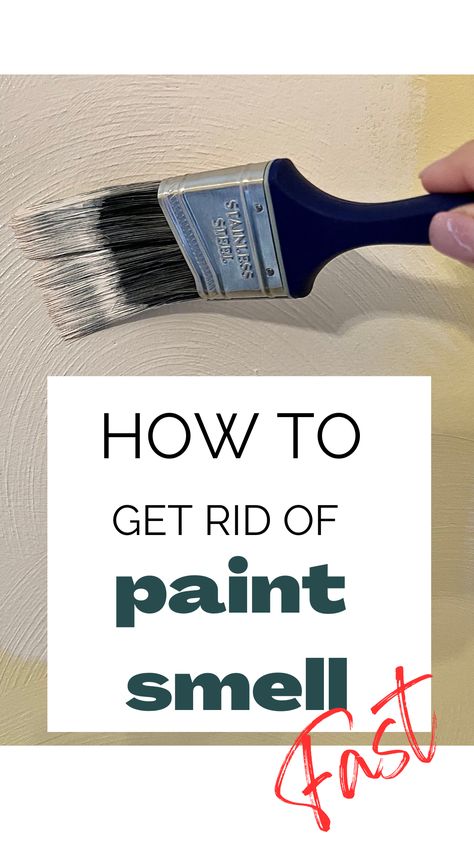 how to get rid of pant smell fast How To Get Rid Of Paint Smell In House, Garage Projects, Paint Smell, Oil Based Stain, What House, Paint Buckets, Mildew Smell, Home Garage, What To Use