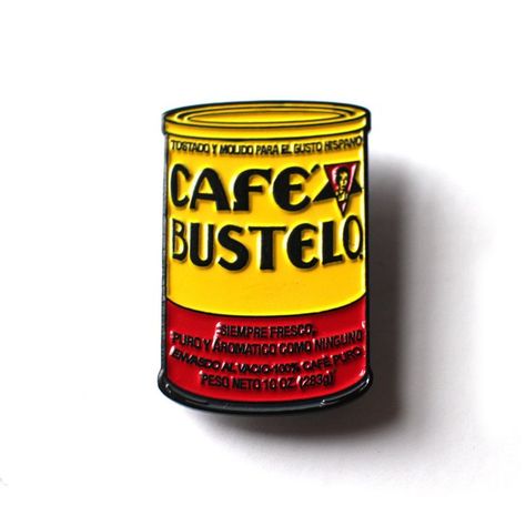 Pin for Later: All the Swag a True Café Bustelo Fan Needs in Their Life Café Bustelo Pin ($13) Bustelo Coffee, Cafe Bustelo, Cuban Coffee, Latina Power, Tiny Gifts, Coffee Drinker, Hispanic Heritage Month, Hispanic Heritage, First Tv