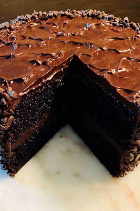 Hersheys Black Magic Cake Recipe, Black Midnight Cake, Hersheys Black Magic Cake, Back Of The Box Hersheys Chocolate Cake, Recipes With Chocolate Bars, Hershey Black Magic Cake, Choc Balls Recipe, Black Magic Cake Recipe, Black Cocoa Cake