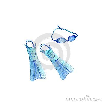 Goggles Drawing, Keep Swimming, Swim Caps, Swimming Goggles, Hand Drawn Design, Snorkeling, Goggles, Design Elements, How To Draw Hands