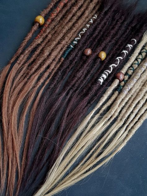 Evo Dreads – Bohemian Human Hair & Synthetic Dreadlock Extensions Human Hair Dread Extensions, Permanent Dreadlock Extensions, Loc Extensions Human Hair, Ginger Blonde, Permanent Hair Extensions, Natural Dreadlocks, Natural Dreads, Crochet Dreadlocks, Ginger Brown