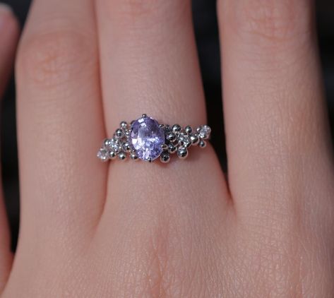 The Lilac Sapphire Ring is now posted on the website. Another sapphire ring is going to follow! Guess which one it’s going to be? Hint: it is also purpleeeee! 💟 . . #purplesapphire #vazana #altbride #ooakjewelry Lilac Sapphire, Alt Bride, Purple Sapphire, Sapphire Ring, Lilac, Sapphire, Ring, Quick Saves