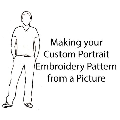 Untitled-2 Embroidery Family Portrait Diy, Turn Photo Into Embroidery Pattern, Hand Embroidery Family Portrait, Photo To Embroidery, Embroidery From Photo, Photo Outline Embroidery, Embroidered Pictures Diy, How To Embroider A Picture, How To Embroider People