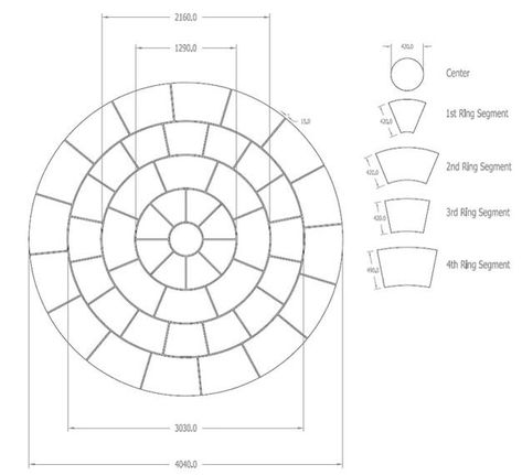 Circular Paving | Paving stones, Patio garden design, Patio stones Circular Paving, Garden Design Patio, Pavement Design, Brick Projects, Stone Paving, Small Garden Landscape, Narrow Garden, Paver Designs, Paving Design