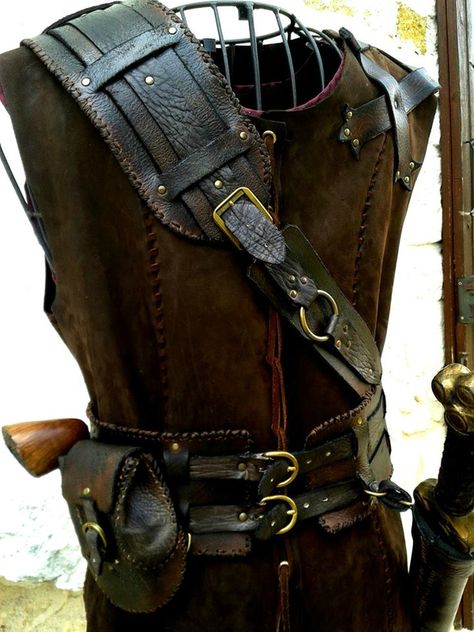 Armor Clothing, Pirate Outfit, Larp Armor, Cosplay Armor, Larp Costume, Linen Dress Women, Leather Armor, Leather Gear, Steampunk Costume