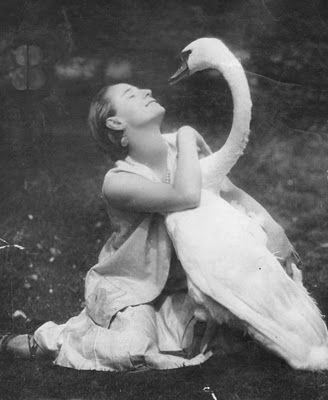 Anna Pavlova and her pet swan Jack .. Grey Gray Piskel Art, Ballet Russe, Anna Pavlova, Vintage Ballet, Russian Ballet, Maria Callas, Tilda Swinton, Photo Vintage, Swan Lake