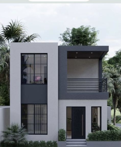 Small House Design Philippines, Eksterior Modern, 2 Storey House Design, Small House Front Design, Two Story House, Modern Small House Design, Small House Design Exterior, Small Modern Home, Building House Plans Designs