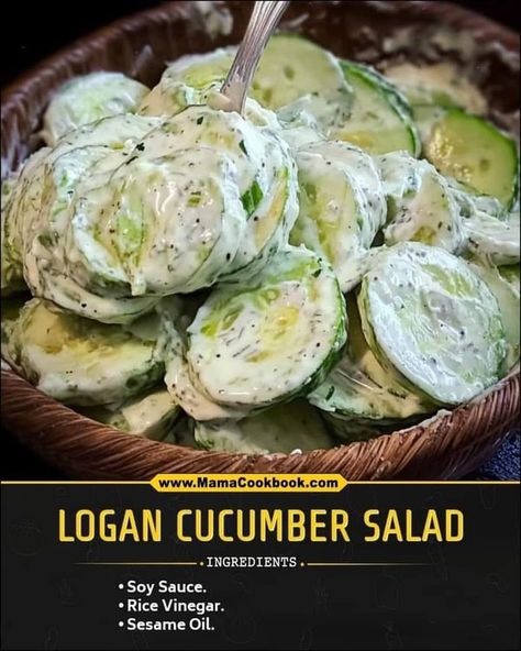 The Pioneer woman - Ree drummond ! | Logan Cucumber Salad | Facebook Logan Cucumber, Logan Cucumber Salad, Pioneer Woman Ree Drummond, Best Salad Recipes, Cucumber Recipes, Ree Drummond, Cheat Meal, Garden Recipes, Digital Landscape