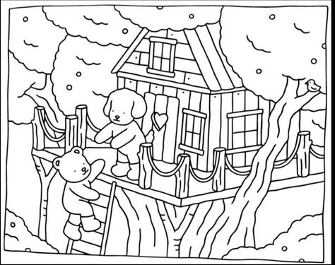 Bobbie Goods Coloring Pages, Bobbie Goods Coloring, Buku Diy, Chibi Coloring Pages, Blank Coloring Pages, Bobbie Goods, Hello Kitty Colouring Pages, Bear Coloring Pages, Hello Kitty Coloring