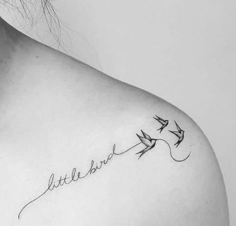 Shoulder Tattoos For Women Words, Tattoos For Women Words, Back Shoulder Tattoos For Women, Back Shoulder Tattoos, Collar Tattoo, Delicate Tattoos For Women, Handwriting Tattoos, Clavicle Tattoo, Meaning Tattoos