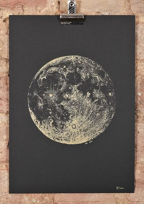 .. Stippling Reference, Black Paper Moon, You Are My Moon, Dotwork Tattoo, Epic Tattoo, 카드 디자인, Moon Print, Screenprinting, Chiaroscuro