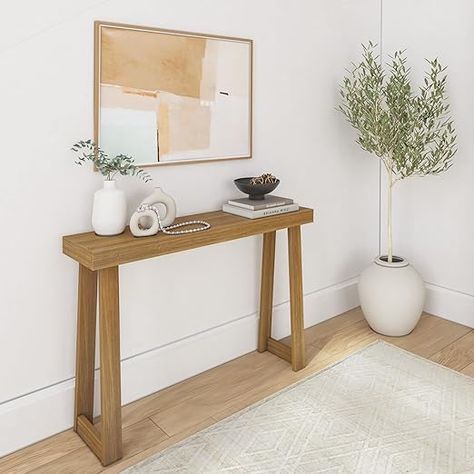 Plank+Beam Solid Wood Console Table, 46.25 Inch, Sofa Table, Narrow Entryway Table for Hallway, Behind The Couch, Living Room, Foyer, Easy Assembly, Pecan

#homedesign #homedecor #housedesign #housedecor #room #roomdecor #roomdesign #interior #design #home #house #furniture #decor #bedroom #kitchen #livingroom Table For Hallway, Classic Console Table, Ranch Living, Narrow Entryway Table, Behind The Couch, Narrow Entryway, Long Console Table, Living Room Foyer, Couch Living Room