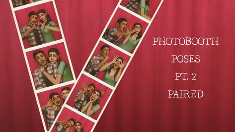 Sims 4 Photo Booth Poses, Sims 4 Photo Booth, Sims 4 Photobooth, Sims 4 Funny Poses, Los Sims 4 Mods, Sims Poses, Ts4 Poses, Sims Stories, Sims 4 Traits