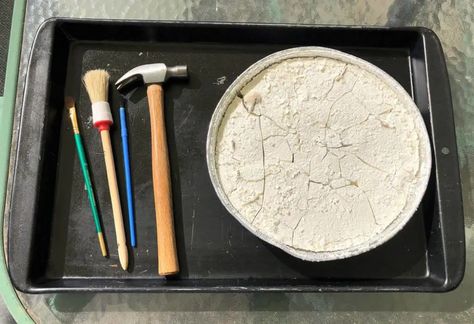 Diy Paleontologist Kit, Dinosaur Dig Diy, Diy Fossil Dig How To Make, Diy Excavation Kit For Kids, Making Fossils With Kids, Fossil Dig For Kids, Diy Fossils For Kids, Playdough Fossils, Diy Fossil Dig