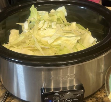 Cooking Cabbage On Stove, How Do You Cook Cabbage, Cabbage In Crockpot Slow Cooker, Crock Pot Cabbage Recipes, Ham And Cabbage Crockpot, Crockpot Cabbage, Cabbage In The Oven, Boil Cabbage Recipe, Cooked Cabbage Recipes